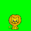 Gif animé lion football